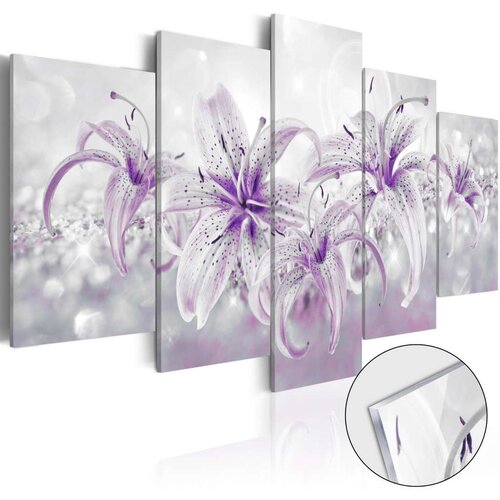  Slika na akrilnom staklu - Purple Graces [Glass] 200x100 Slike