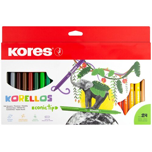 Kores Vlaknasto pisalo Korello, &scaron;iroka, kartonska &scaron;katla 24 &scaron;t, (21656028) Cene