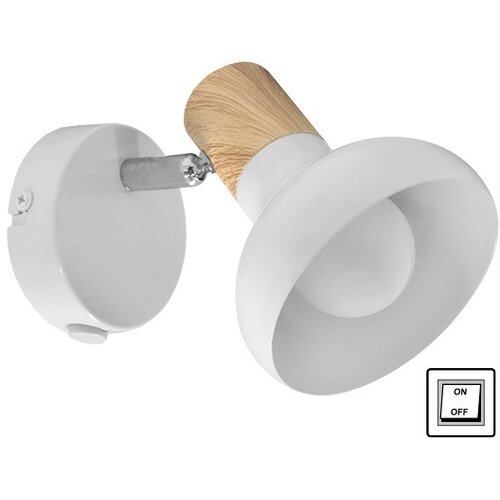 Mitea spot lampa sa prekidačem bela 40W 1xE14 M160610 p Slike