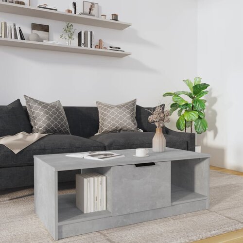  Stolić za kavu boja betona 102x50x36 cm konstruirano drvo Cene