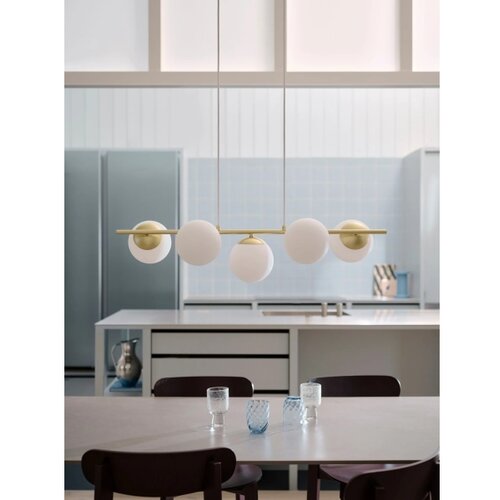 Nordlux visilica na sajli LILLY 5xE14/10W/230V mesing Slike