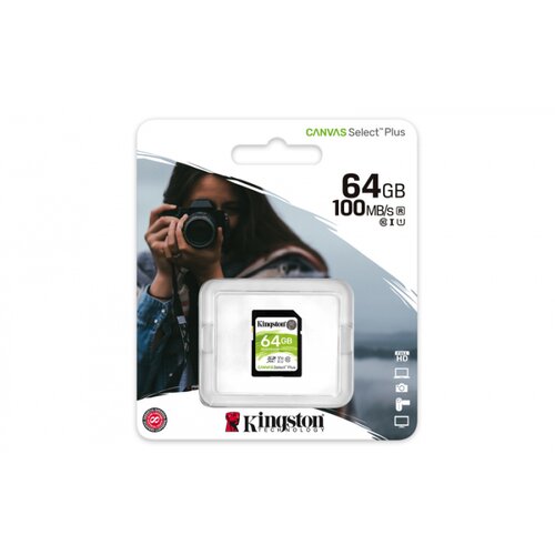 Kingston SD 64GB Class 10Canvas Select Plus100MBs Read,Class 10 UHS-I Cijene