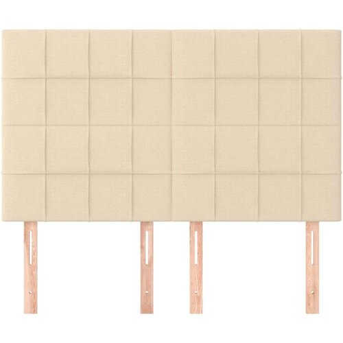  Uzglavlja 4 kom krem 72 x 5 x 78/88 cm od tkanine Slike
