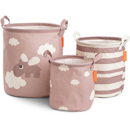 Done By Deer Happy Clouds Korpe Za Odlaganje 3 Kom, Roze Slike