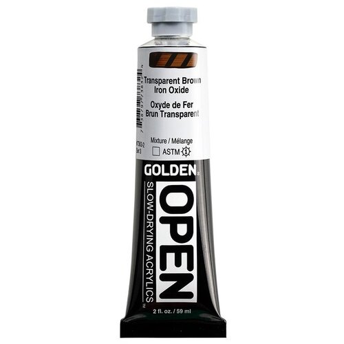  GOLDEN OPEN akrilna boja koja se sporo suši 59 ml | 7383 Transparent Brown Iron Oxide Cene