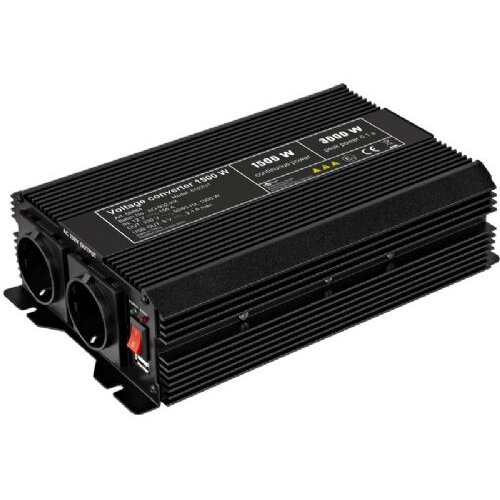 Goobay 12V-230V dc/ac USB-5V 1500W pretvornik napajalnik Cene