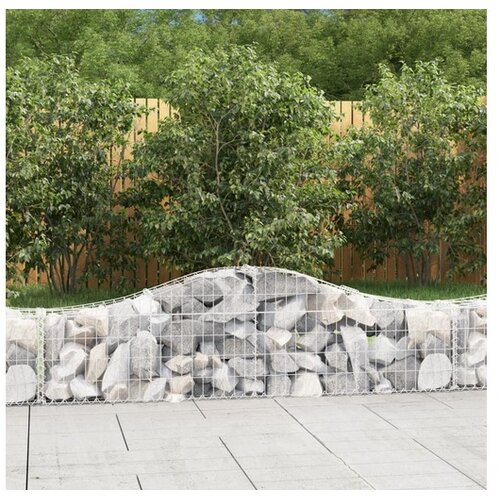  Obokane gabion ko&scaron;are 10 kosov 200x30x40/60 cm pocinkano železo Cene