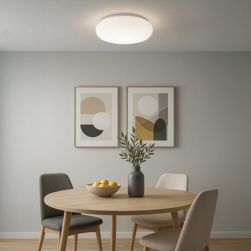  stropna svetiljka pulso 3xE27/15W/230V, prečnik 42 cm, bela Slike