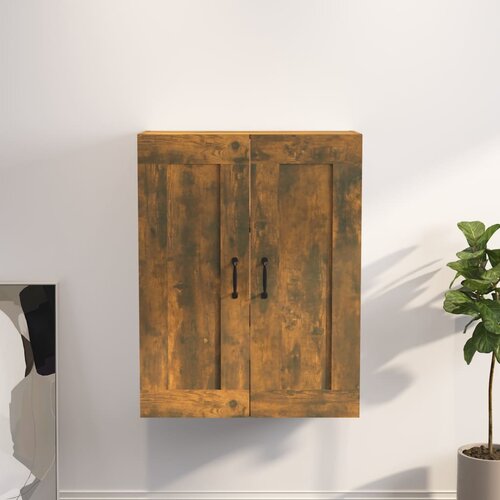 The Living Store Viseča stenska omarica dimljeni hrast 69,5x32,5x90 cm - Viseča Stenska Omarica, (21436299) Cene