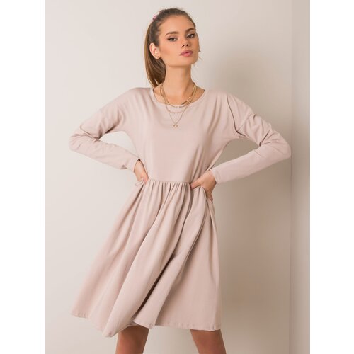RUE PARIS Dress-RV-SK-5889.41P-beige Cene
