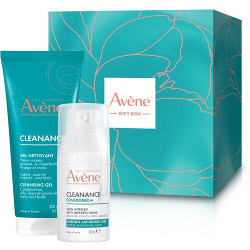 Av&amp;egrave;ne Cleanance Gift Box božični darilni set za mastno k aknam nagnjeno kožo Slike