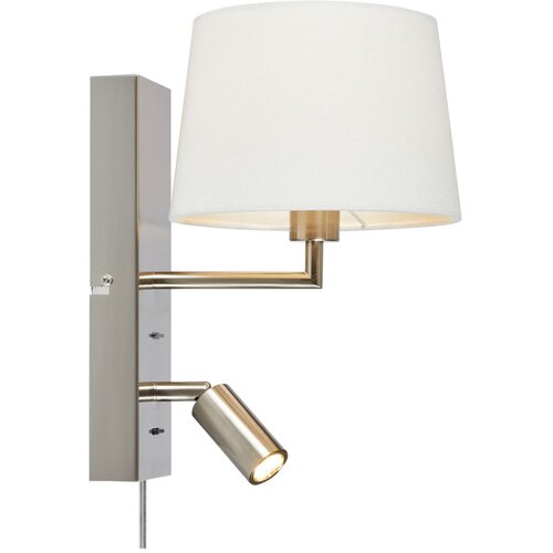 Markslöjd LED zidna svjetiljka u bijelo-srebrnoj boji (duljina 28,5 cm) Como - Cijene