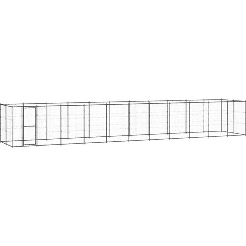  Vanjski kavez za pse čelični 26 62 m&amp;sup2; Slike