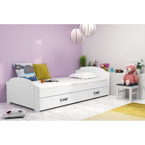  dječji krevet Lili s ladicom 200*90cm - bijeli Cene
