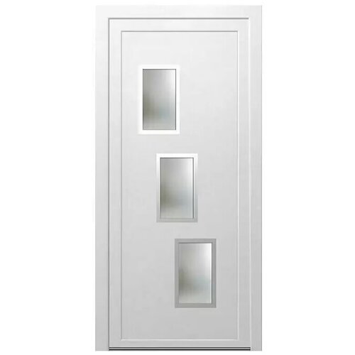 PVC zunanja vhodna vrata solid elements celje KF15 (70 x 1100 x 2100 mm, bela, desna, pvc) Cene