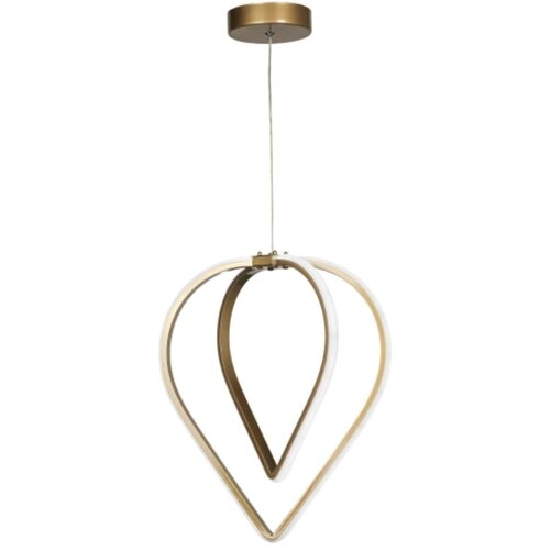 Squid Lighting Kovinska LED viseča svetilka v bronasti barvi ø 33 cm Pars – Cene