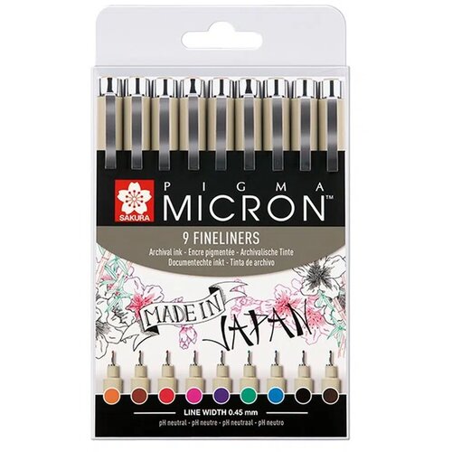 Sakura Pigma Micron Finelineri 9/1 Slike