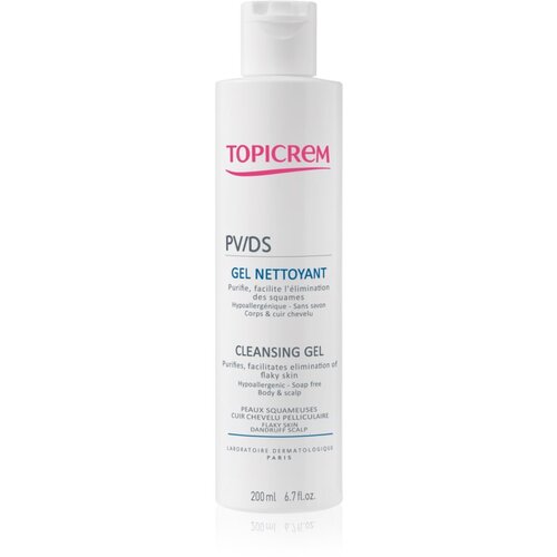 Topicrem PV/DS Cleansing Gel gel za tuširanje 200 ml unisex Cijene