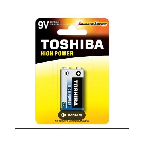 Toshiba high power alkalna baterija 6lf22 bp 1/1 ( 1100015090 ) Slike