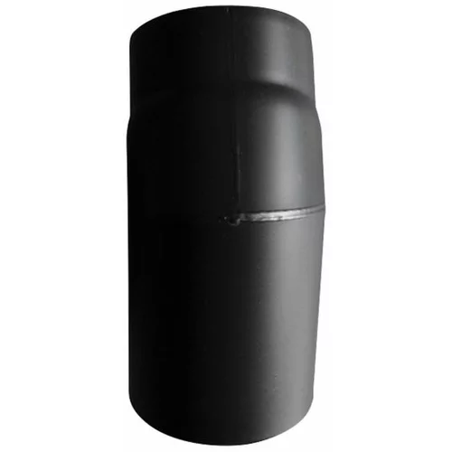 ASADA dimovodno koljeno za peć (promjer: 120 mm, kut luka: 45 °, čelik, crne boje)