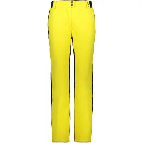 CMP WOMAN PANT Ženske skijaške hlače, žuta, veličina