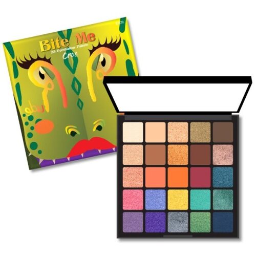 Rude Cosmetics paleta senki za oči bite me - croc Slike