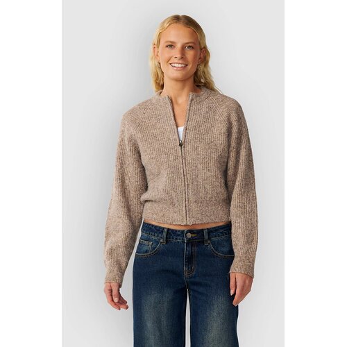 Rip Curl Venture Zip Thru Cardigan mocha Cene