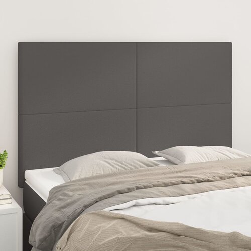 vidaXL Uzglavlja 4 kom sivi 72 x 5 x 78/88 cm od umjetne kože Cijene