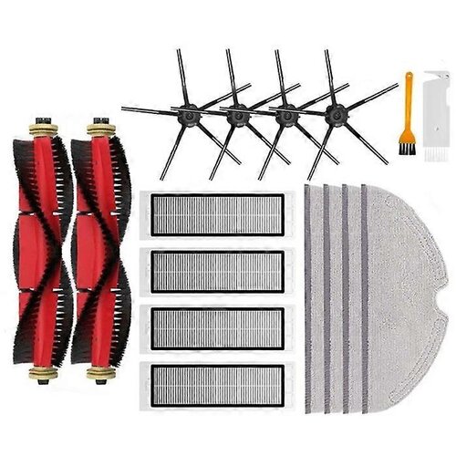 INORCO Glavna stranska krtaa Hepa Filter Mop Zamenjava Zdruljiv Xiaomi Roborock S5 Max S50 S55 S5 S6 S6 Maxv S6 Pure E4 E5 robotski sesalnik, (21984176) Slike