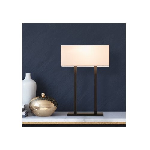Opviq Bela/črna namizna svetilka (višina 52 cm) Salihini – Cene