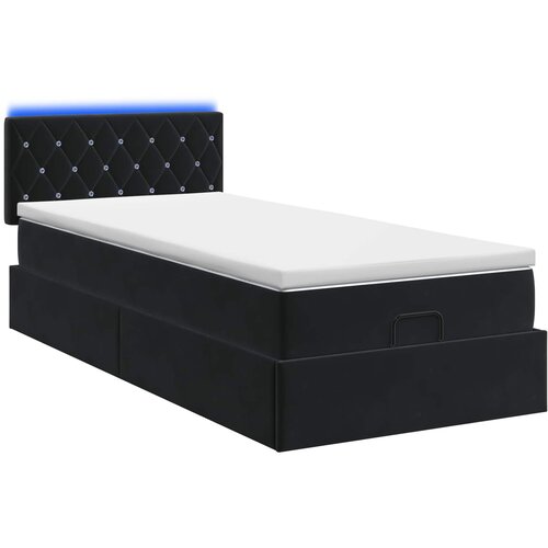  od pjene s madracem i LED-om Crna 90 x 190 cm Bar&amp;scaron;un Slike