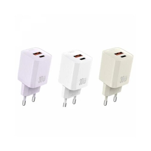 XO Kućni punjač L149 PD 30W beli sa Lightning kablom Slike