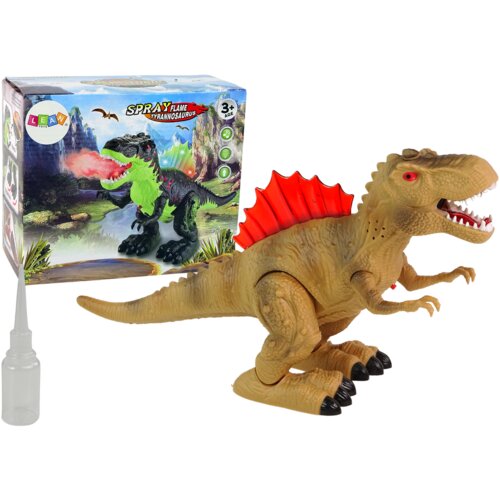 Dinosaur Breathes Fire Steam Lights Battery Pack Brown Cijene