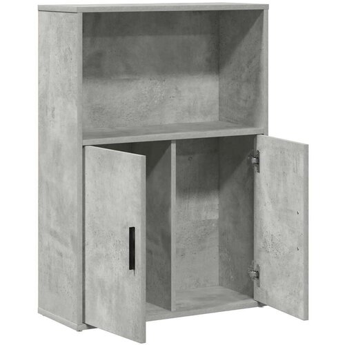 vidaXL Knjižna omara betonsko siva 60x24x85 cm inženirski les Cene