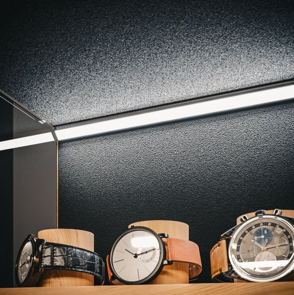 KLUS LED profil PIKO-45 - kotni, mat* Slike