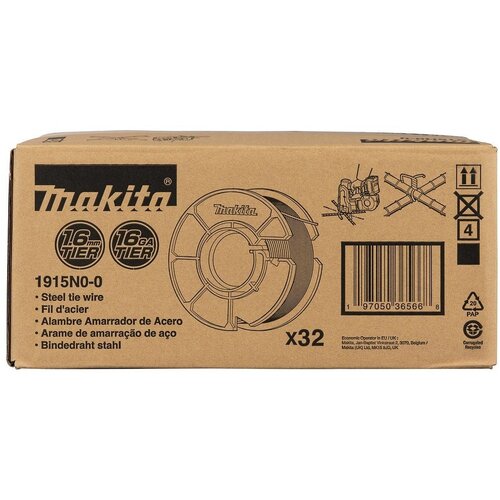 Makita 1915N0-0 Žica za vezivanje, obložena plastikom 32/pk Slike