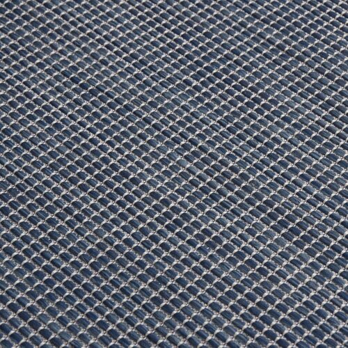  tepih ravnog tkanja 160 x 230 cm plavi Slike