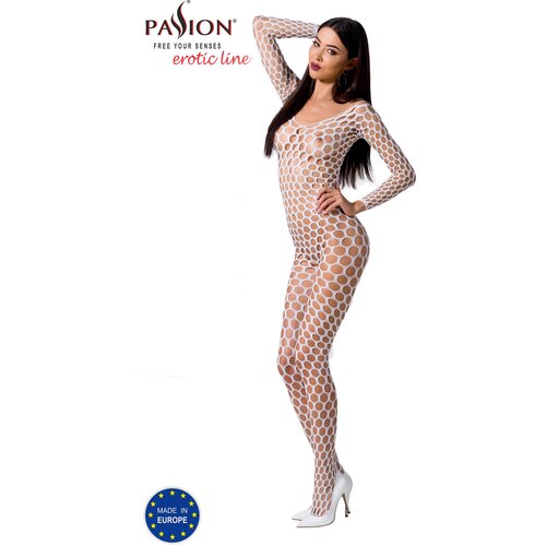 Passion Bodystocking BS077 White Slike