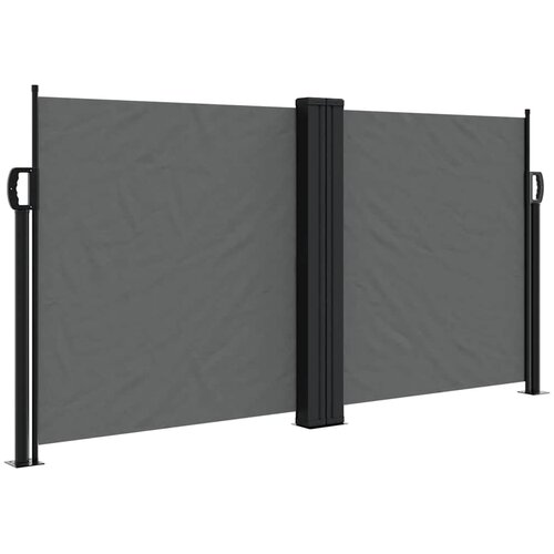  Bočna tenda na uvlačenje antracit 120 x 1200 cm Slike