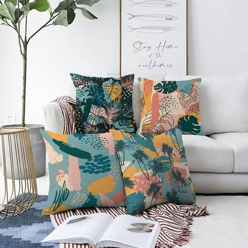 Minimalist Cushion Covers set od 4 ukrasne jastučnice Seacoast, 55 x 55 cm Slike