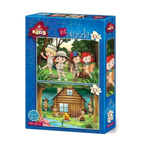  Puzzle 2/1 (100+100) art 4519 ( 49629 ) Slike