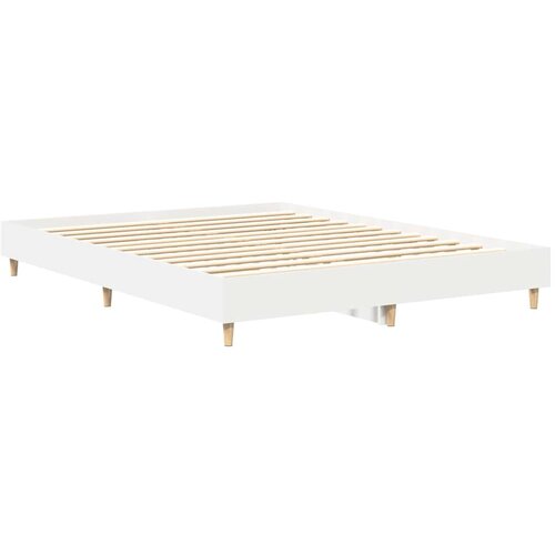 vidaXL Konstrukcija postelje 2 pcs Bela 152 x 203 cm Konstruiran les, (5000141883) Cene