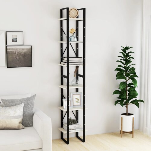 The Living Store Visoka omara bela 40x30x210 cm trdna borovina - Visoka Omara, (21431404) Slike