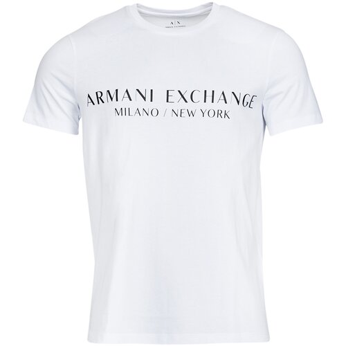 Armani Exchange Majice s kratkimi rokavi 8NZT72-Z8H4Z Bela Slike