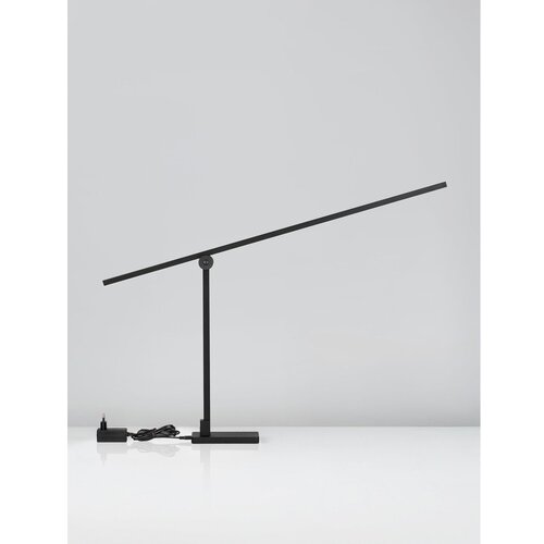 Nova Luce Mat crna metalna LED stolna lampa sa savitljivom konstrukcijom/s mogućnosti zatamnjivanja (visina 47 cm) Tenso &amp;ndash; Slike