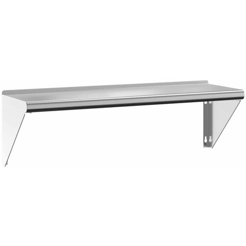 Maison Chic Stenska polica - Viseča Polica 100x30x31 cm srebrna nerjaveče jeklo, (21758725) Slike
