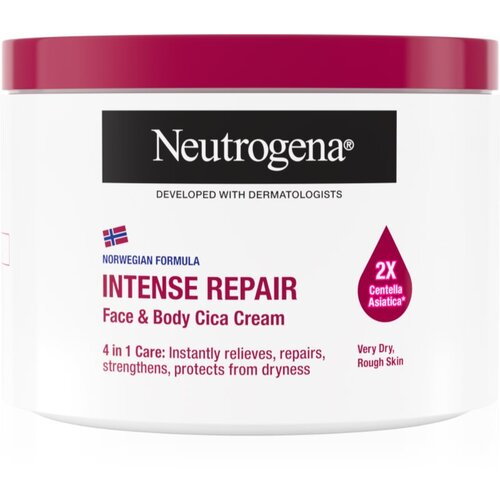 Neutrogena Intense Repair Cica krema za njegu tijela za suhu kožu 400 ml Cijene
