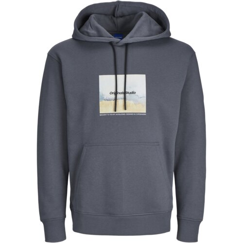 Jack & Jones muški duks 12266801, sivi Cene