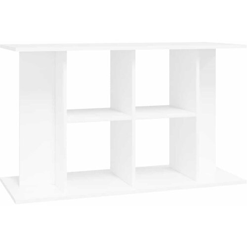  Stalak za akvarij bijeli 100 x 40 x 60 cm od konstruiranog drva Slike
