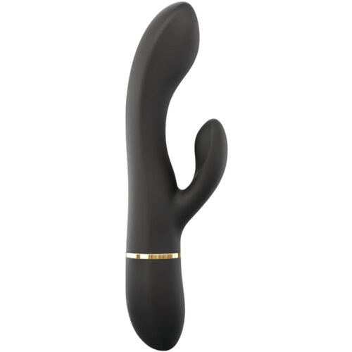 Dorcel Glam Rabbit - vibrator s paličico za polnjenje (črn) Cene